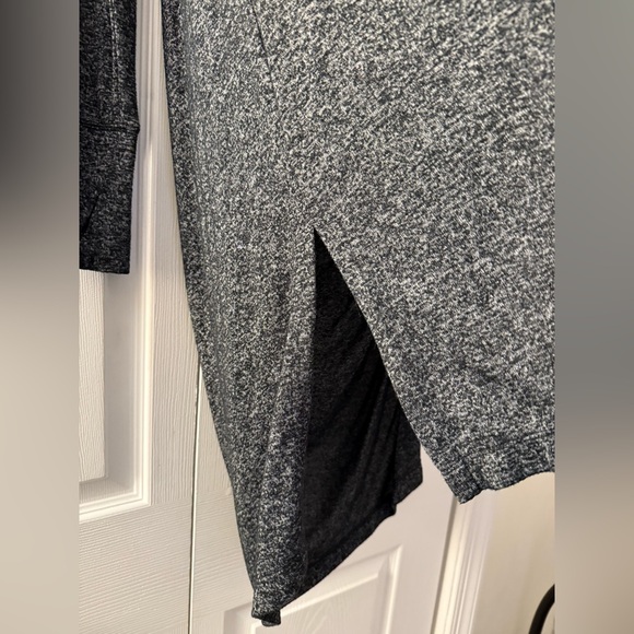 Athleta Charcoal Long Sleeve Hooded Cardigan - Picture 7 of 7